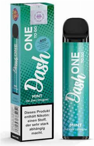 Dash One To Go Einweg E-Zigarette Minze 17mg