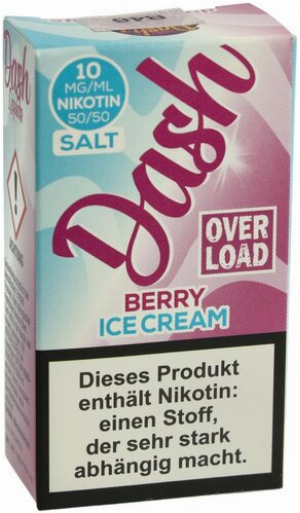 Dash Overload Berry Ice Cream Nikotinsalz Liquid 10mg