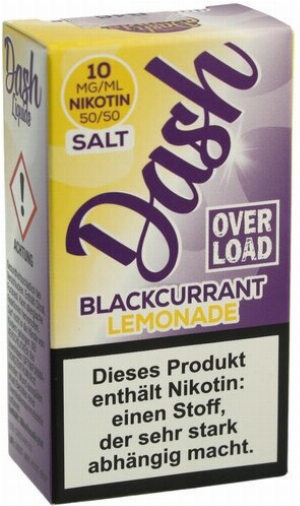 Dash Overload Blackcurrant Lemonade Nikotinsalz Liquid 10mg