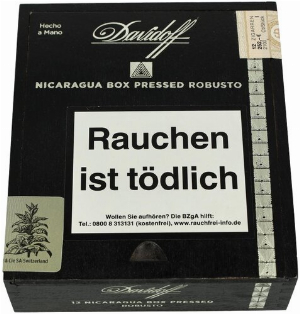 Davidoff Nicaragua Robusto Boxpressed Zigarren 12Stk.