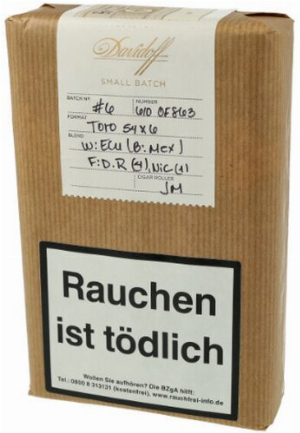 Davidoff Small Batch No.6 Toro Zigarren 10Stk.
