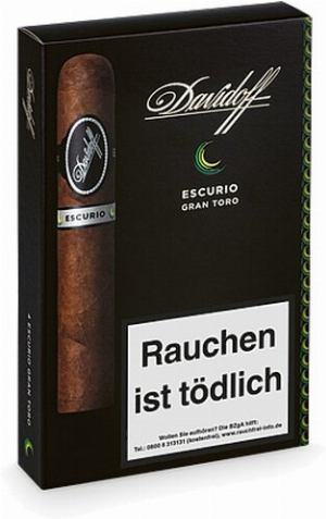 Davidoff Zigarren Escurio Gran Toro 4Stk.