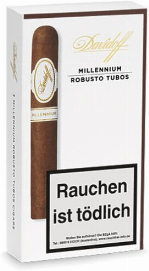 Davidoff Zigarren Millenium Robusto Tubos 3Stk.
