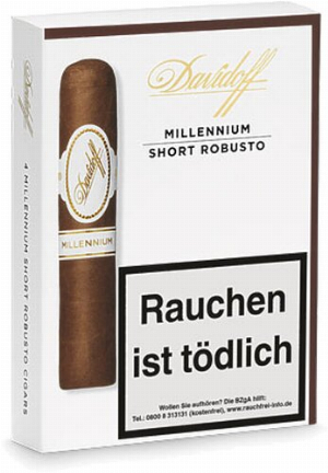 Davidoff Zigarren Millenium Short Robusto 4Stk.