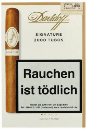 Davidoff Zigarren Signature No. 2000 Tubos 4Stk.