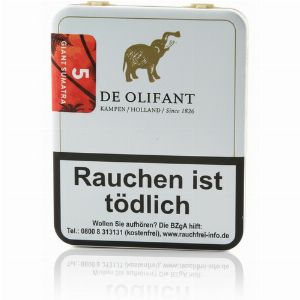 De Olifant Giant Sumatra 5 Zigarillos 5 Stück