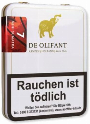De Olifant Mini Sumatra Zigarillos 7 Stück