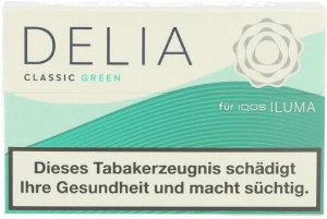 Delia Classic Green Tabaksticks 20er