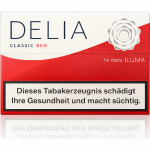 Delia Classic Red Tabaksticks 20er