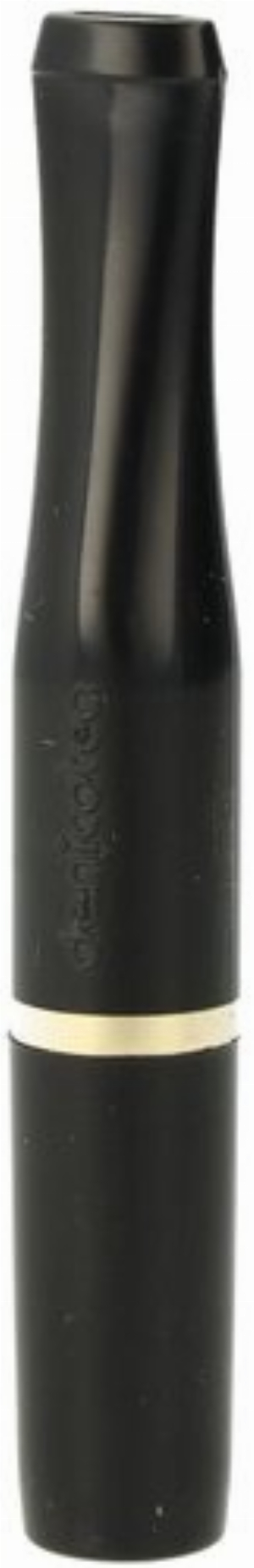 Denicotea Cav-Star Zigarettenspitze schwarz mit Goldring