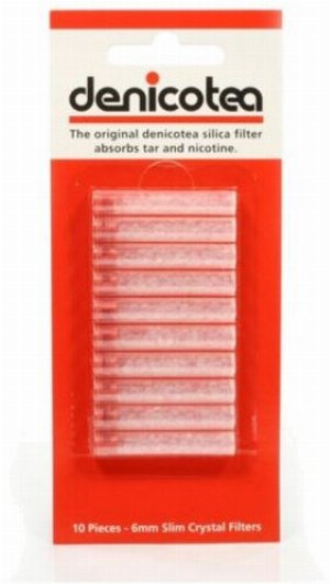Denicotea Slimline Filter 6mm - 10 Stück