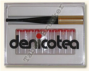 Denicotea Zigarettenspitze 20202 Schwarz-Gold