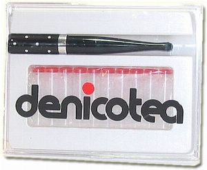 Denicotea Zigarettenspitze 20206 Schwarz Sterne