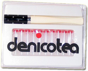 Denicotea Zigarettenspitze 20207 Schwarz-Weiß Steine