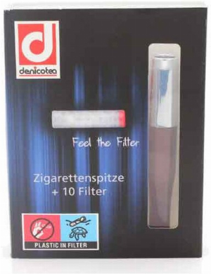 Denicotea Zigarettenspitze 20238 chrom/braun