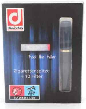 Denicotea Zigarettenspitze 20241 Standard schwarz