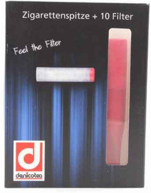 Denicotea Zigarettenspitze Vision Rot