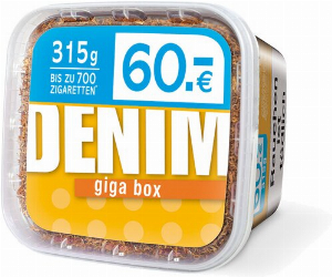 Denim 4XL 315g Zigaretten Tabak mit Volumen Giga Box