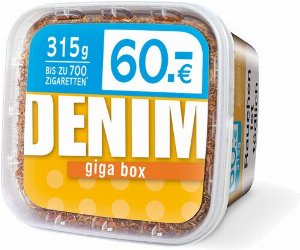 Denim 4XL 315g Zigaretten Tabak mit Volumen Giga Box