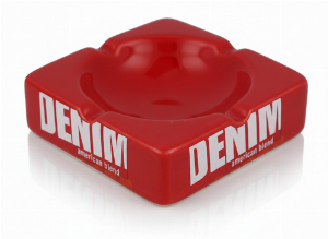 Denim Aschenbecher Rot 
