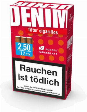Denim Filterzigarillos Rot 17er