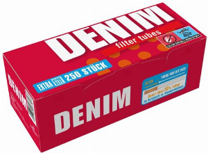 Denim Zigarettenhülsen 250 Stück