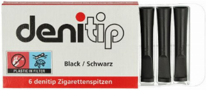 Denitip Zigarettenspitze Filterspitze Schwarz