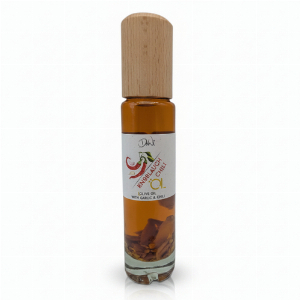 DeWi Olivenöl Knoblauch-Chili mit Einlage 100ml