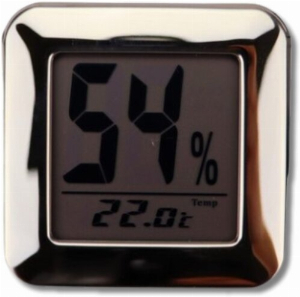 Digital Hygrometer Chrom 