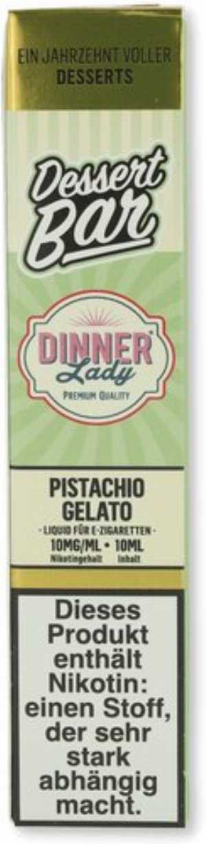 Dinner Lady Dessert Bar Pistachio Gelato Liquid 10mg