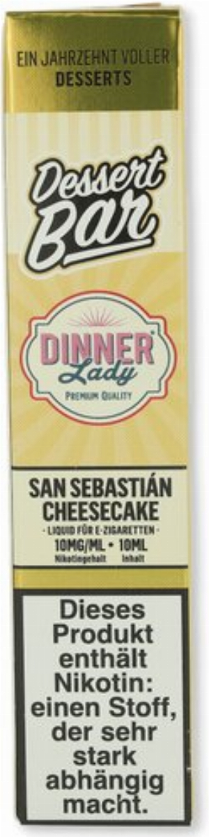 Dinner Lady Dessert Bar San Sebastian Cheesecake Liquid 10mg