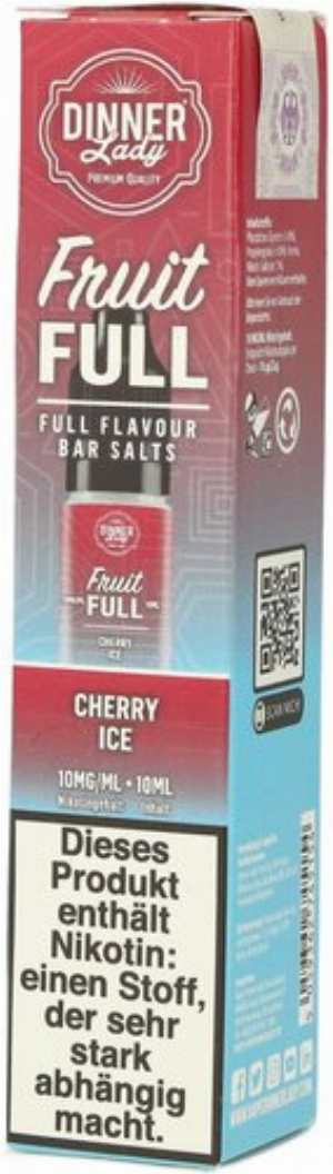Dinner Lady Fruit Full Cherry Ice 10mg 10ml