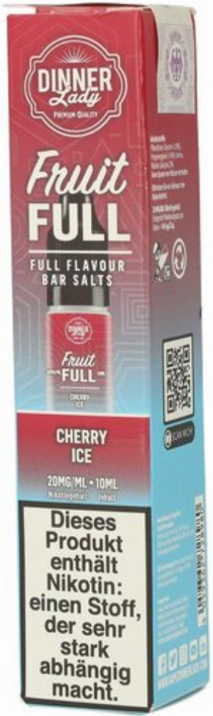 Dinner Lady Fruit Full Cherry Ice 20mg 10ml