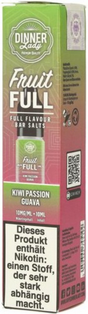 Dinner Lady Fruit Full Kiwi Passion Guava 10mg 10ml