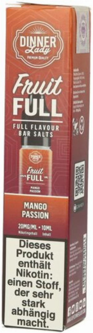 Dinner Lady Fruit Full Mango Passion 20mg 10ml