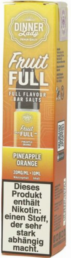 Dinner Lady Fruit Full Pineapple Orange 20mg 10ml