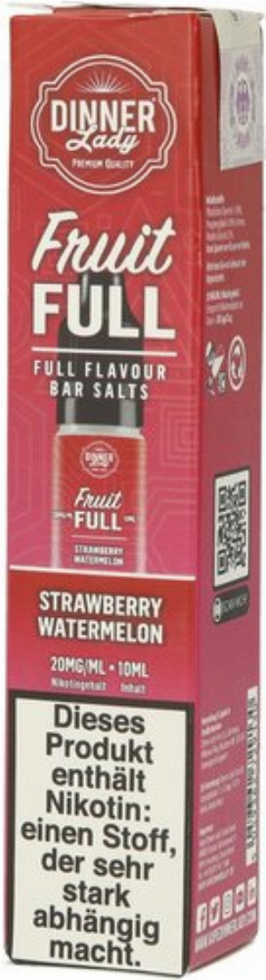 Dinner Lady Fruit Full Strawberry Watermelon 20mg 10ml