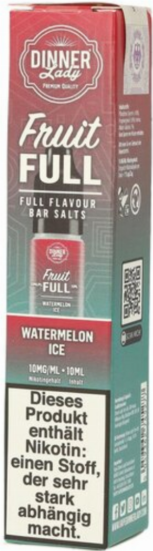 Dinner Lady Fruit Full Watermelon Ice 10mg 10ml