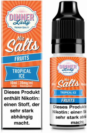 Dinner Lady Liquid Tropic Chill Nic Salt 10ml 20mg
