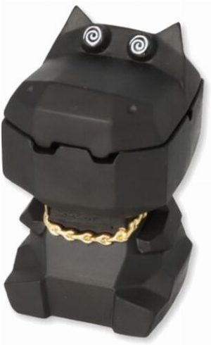 Dino Stone Aschenbecher mit Deckel HxBxT 13,x8x9cm