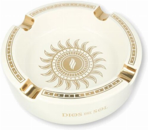 Dios del Sol Zigarren Aschenbecher Weiß