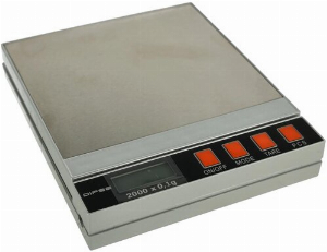 DIPSE digital Waage 2000 Schwarz 2000 x 0,1g