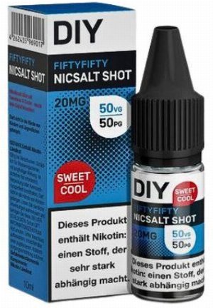 DIY Nikotinsalz Shot Sweet Cool Fiftyfifty 20mg