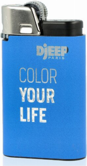 Djeep Paris Feuerzeug Spice Up Blau COLOR YOUR LIFE