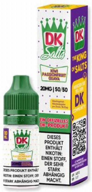 DK Salts Nikotinsalz Liquid Kiwi Passionfruit Guava 20mg