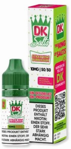 DK Salts Nikotinsalz Liquid Straw Kiwi Bubblegum 10mg