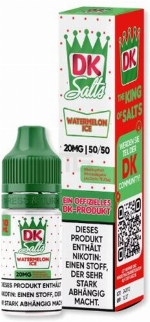 DK Salts Nikotinsalz Liquid Watermelon Ice 20mg