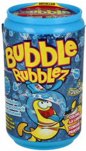 DOK Bubble Rubblez Himbeergeschmack Kaugummi 60g