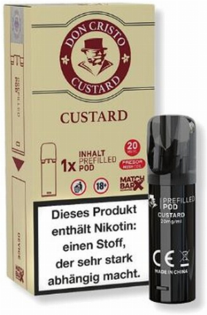 Don Cristo Custard Prefilled Pod 20mg