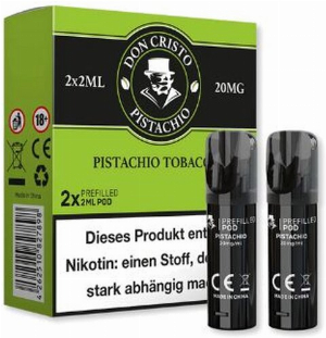 Don Cristo Pistachio Tobacco Prefilled Pod 20mg 2x2ml